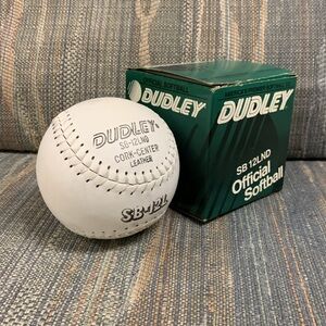 Vintage Dudley (Cork-Center Leather Cover) SB-12LND Official Softball